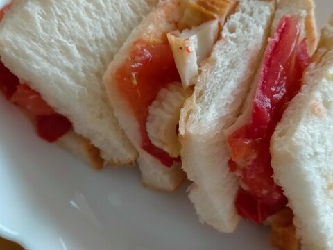 トマトとちくわのサンドイッチ*✧